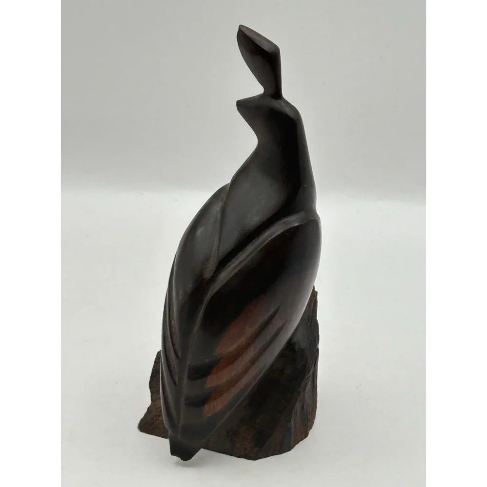 Ironwood Carved Quail Partridge Bird 7